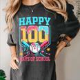 100 Days Of School Kids Baseball Drip 100th Day Of School Women's Comfort Colors T-Shirt Pepper 100 Days Of School Kids Baseball Drip 100th Day Of School Women's Comfort Colors T-Shirt Pepper