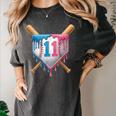 11th Birthday 11yr 2014 Baseball 11 Player 11th Birthday Women's Comfort Colors T-Shirt Pepper 11th Birthday 11yr 2014 Baseball 11 Player 11th Birthday Women's Comfort Colors T-Shirt Pepper