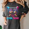 13th Birthday Official Teenager 67 Baseball Drip Boys Women's Comfort Colors T-Shirt Pepper
