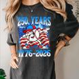 250 Years 1776 2026 250th Baseball American Flag 4th Of July Women's Comfort Colors T-Shirt Pepper