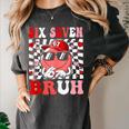 6 7 Bruh Six Seven Valentine Heart Baseball Women's Comfort Colors T-Shirt Pepper