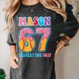 6 7 Mason Baseball Drip Number 67 Player Or 67th Birthday Women's Comfort Colors T-Shirt Pepper 6 7 Mason Baseball Drip Number 67 Player Or 67th Birthday Women's Comfort Colors T-Shirt Pepper