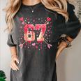 6 7 Melting Number Arrow Baseball Drip Valentine's Day Women's Comfort Colors T-Shirt Pepper 6 7 Melting Number Arrow Baseball Drip Valentine's Day Women's Comfort Colors T-Shirt Pepper