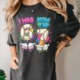 I Was 6 Now I'm 7 Baseball Drip 67 Birthday Boy 7th Birthday Women's Comfort Colors T-Shirt Pepper I Was 6 Now I'm 7 Baseball Drip 67 Birthday Boy 7th Birthday Women's Comfort Colors T-Shirt Pepper