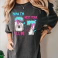 Now Im 6 Next Year I'Ll Be 7 Baseball Ice Cream Drip 67 Meme Women's Comfort Colors T-Shirt Pepper