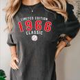 60 Year Old 1966 Classic Baseball 60th Birthday Women's Comfort Colors T-Shirt Pepper