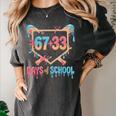 67 33 Days Of School Baseball Drip 100 Days Of School Women's Comfort Colors T-Shirt Pepper 67 33 Days Of School Baseball Drip 100 Days Of School Women's Comfort Colors T-Shirt Pepper