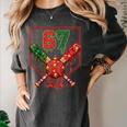 67 Baseball Drip Christmas Meme Six Seven Gen Alpha Slang Women's Comfort Colors T-Shirt Pepper