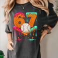 67 Ice Cream Drip Baseball Number 67 Player 67th Birthday Women's Comfort Colors T-Shirt Pepper 67 Ice Cream Drip Baseball Number 67 Player 67th Birthday Women's Comfort Colors T-Shirt Pepper