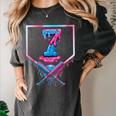 67 Six Seven Meme Baseball Ice Cream Drip 67 Gen Alpha Slang Women's Comfort Colors T-Shirt Pepper