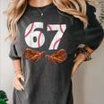 67 Trend Baseball Glove Number Style Women's Comfort Colors T-Shirt Pepper 67 Trend Baseball Glove Number Style Women's Comfort Colors T-Shirt Pepper