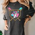 7th Birthday Baseball Bat Ice-Cream Drip 7yrs Old Boys Girls Women's Comfort Colors T-Shirt Pepper