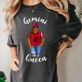 African American Baseball Mom Gemini Queen Zodiac Sign Women's Comfort Colors T-Shirt Pepper African American Baseball Mom Gemini Queen Zodiac Sign Women's Comfort Colors T-Shirt Pepper