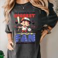 Always Your Biggest Fan Baseball Mom Women's Comfort Colors T-Shirt Pepper
