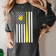 American Flag Baseball Mom Team Women's Comfort Colors T-Shirt Pepper American Flag Baseball Mom Team Women's Comfort Colors T-Shirt Pepper