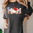 Ball Mom Bow Tie Baseball Mom Women's Comfort Colors T-Shirt Pepper Ball Mom Bow Tie Baseball Mom Women's Comfort Colors T-Shirt Pepper