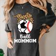 Ball MomMom Soccer Baseball Mom Mom Women's Comfort Colors T-Shirt Pepper Ball MomMom Soccer Baseball Mom Mom Women's Comfort Colors T-Shirt Pepper