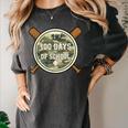 Baseball 100th Day Of School Camouflage Women's Comfort Colors T-Shirt Pepper Baseball 100th Day Of School Camouflage Women's Comfort Colors T-Shirt Pepper