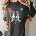 Baseball 11 Year Old Ice Cream Drip 11th Birthday Boy Player Women's Comfort Colors T-Shirt Pepper Baseball 11 Year Old Ice Cream Drip 11th Birthday Boy Player Women's Comfort Colors T-Shirt Pepper
