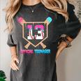 Baseball 13 Year Ice Cream Drip 13th Bday Official Teenager Women's Comfort Colors T-Shirt Pepper Baseball 13 Year Ice Cream Drip 13th Bday Official Teenager Women's Comfort Colors T-Shirt Pepper
