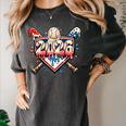 Baseball 2026 Ice Cream Drip Bats For Boys Birthday Graphic Women's Comfort Colors T-Shirt Pepper Baseball 2026 Ice Cream Drip Bats For Boys Birthday Graphic Women's Comfort Colors T-Shirt Pepper