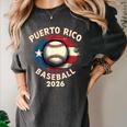 Baseball 2026 Puerto Rico Island Pride Sports Theme Women's Comfort Colors T-Shirt Pepper Baseball 2026 Puerto Rico Island Pride Sports Theme Women's Comfort Colors T-Shirt Pepper