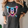 Baseball 8 Year Old Boy Ice Cream Drip 8th Birthday Player Women's Comfort Colors T-Shirt Pepper Baseball 8 Year Old Boy Ice Cream Drip 8th Birthday Player Women's Comfort Colors T-Shirt Pepper