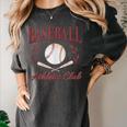 Baseball Athletic Social Club Baseball Mom Trendy Baseball Women's Comfort Colors T-Shirt Pepper Baseball Athletic Social Club Baseball Mom Trendy Baseball Women's Comfort Colors T-Shirt Pepper