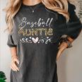 Baseball Auntie Leopard Baseball Heart Women's Comfort Colors T-Shirt Pepper Baseball Auntie Leopard Baseball Heart Women's Comfort Colors T-Shirt Pepper