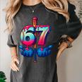 Baseball Bat Hands Drip 67 Six Seven Gen Alpha Slang Meme Women's Comfort Colors T-Shirt Pepper