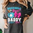 Baseball Or Bows Daddy Loves You Gender Reveal Family Women's Comfort Colors T-Shirt Pepper