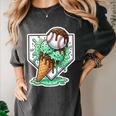 Baseball Boys Ice Cream Drip Baseball Boys Youth Mint Choco Women's Comfort Colors T-Shirt Pepper