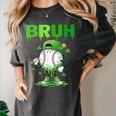 Baseball Bruh Drip Ice Cream Youth Boy St Patricks Day Women's Comfort Colors T-Shirt Pepper Baseball Bruh Drip Ice Cream Youth Boy St Patricks Day Women's Comfort Colors T-Shirt Pepper