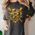 Baseball Camo Boys Ice Cream Youth Baseball Women's Comfort Colors T-Shirt Pepper