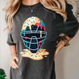Baseball Catcher Mask Ice Cream Dripping Baseball Boy Youth Women's Comfort Colors T-Shirt Pepper Baseball Catcher Mask Ice Cream Dripping Baseball Boy Youth Women's Comfort Colors T-Shirt Pepper