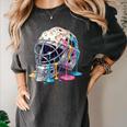 Baseball Catcher Mask Ice Cream Dripping Baseball Boys Women's Comfort Colors T-Shirt Pepper