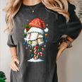 Baseball Christmas Ball Hat Snow Winter Premium Tri-Blend Women's Comfort Colors T-Shirt Pepper