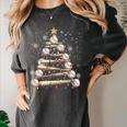 Baseball Christmas Tree Light Xmas Tees Boys Kids Men Women's Comfort Colors T-Shirt Pepper Baseball Christmas Tree Light Xmas Tees Boys Kids Men Women's Comfort Colors T-Shirt Pepper