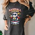 Baseball Cute Youth Ice Cream Valentine Day Sporty Fun Women's Comfort Colors T-Shirt Pepper