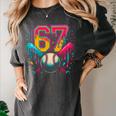 Baseball Drip 6 7 Number 67 Six Seven Meme Boys Kids Women's Comfort Colors T-Shirt Pepper Baseball Drip 6 7 Number 67 Six Seven Meme Boys Kids Women's Comfort Colors T-Shirt Pepper