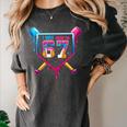 Baseball Drip I Was 6 Now I'm 7 67 Meme 7th Birthday Women's Comfort Colors T-Shirt Pepper
