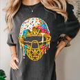 Baseball Drip For Boys Ice Cream Drip Youth Boys Catcher's Women's Comfort Colors T-Shirt Pepper