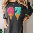 Baseball Drip Ice Cream 67 Baseball Women's Comfort Colors T-Shirt Pepper Baseball Drip Ice Cream 67 Baseball Women's Comfort Colors T-Shirt Pepper