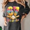 Baseball Drip Ice Cream Number 67 Player Lifestyle Women's Comfort Colors T-Shirt Pepper Baseball Drip Ice Cream Number 67 Player Lifestyle Women's Comfort Colors T-Shirt Pepper