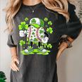 Baseball Drip Ice Cream Shamrock Irish St Patricks Men Women's Comfort Colors T-Shirt Pepper