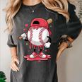 Baseball Drip Icecream Boy Kids Valentine Women's Comfort Colors T-Shirt Pepper Baseball Drip Icecream Boy Kids Valentine Women's Comfort Colors T-Shirt Pepper