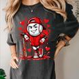 Baseball Drip Icecream Heart Red Valentine Day Boys Kids Women's Comfort Colors T-Shirt Pepper