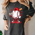 Baseball Drip Icecream Men Boy Valentine Women's Comfort Colors T-Shirt Pepper