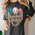 Baseball Drip Icecream Women's Comfort Colors T-Shirt Pepper Baseball Drip Icecream Women's Comfort Colors T-Shirt Pepper
