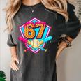 Baseball Drip Jersey Number 67 For Players & 67th Birthday Women's Comfort Colors T-Shirt Pepper Baseball Drip Jersey Number 67 For Players & 67th Birthday Women's Comfort Colors T-Shirt Pepper